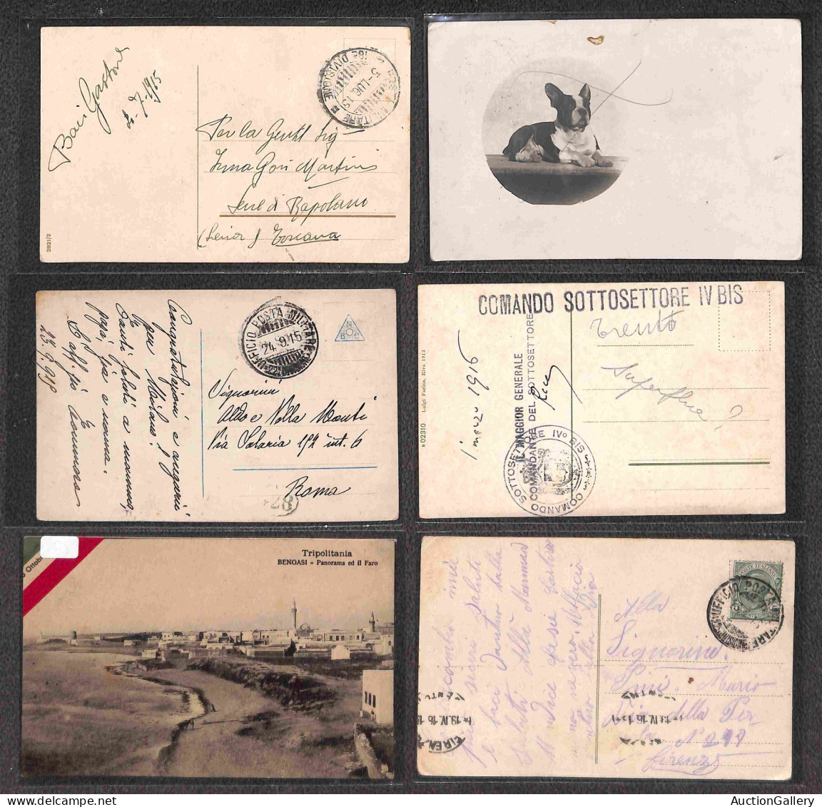 Lotti&Collezioni - Area Italiana - POSTA MILITARE - 1915/1919 - Lotto Di 53 Cartoline  Per Lo Più Usate E 9 Bustine Con  - Other & Unclassified
