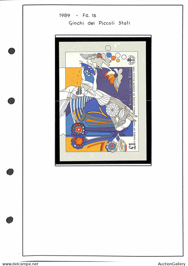 Lotti&Collezioni - Europa&Oltremare - CIPRO - 1937/1993 - Collezione Di Valori Serie Complete E Foglietti Del Periodo Mo - Sonstige & Ohne Zuordnung