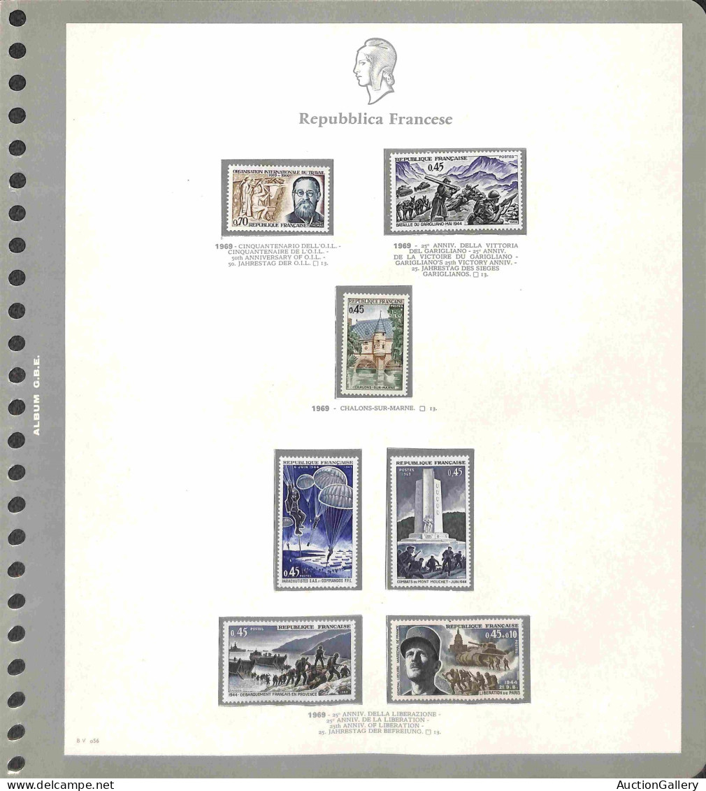 Lotti&Collezioni - Europa&Oltremare - FRANCIA - 1959/1988 - Collezione avanzata di valori nuovi del periodo con fogliett