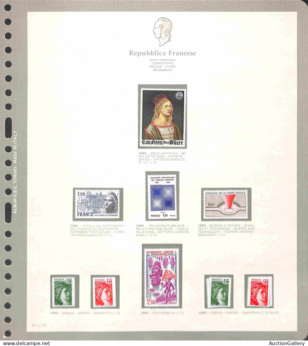 Lotti&Collezioni - Europa&Oltremare - FRANCIA - 1959/1988 - Collezione avanzata di valori nuovi del periodo con fogliett