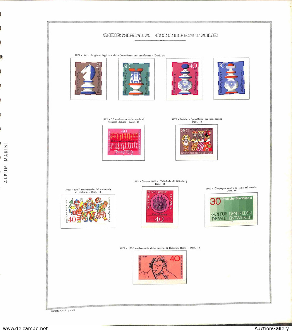 Lotti&Collezioni - Europa&Oltremare - GERMANIA - BERLINO + BRD - 1970/1983 - Collezione di valori serie complete e fogli
