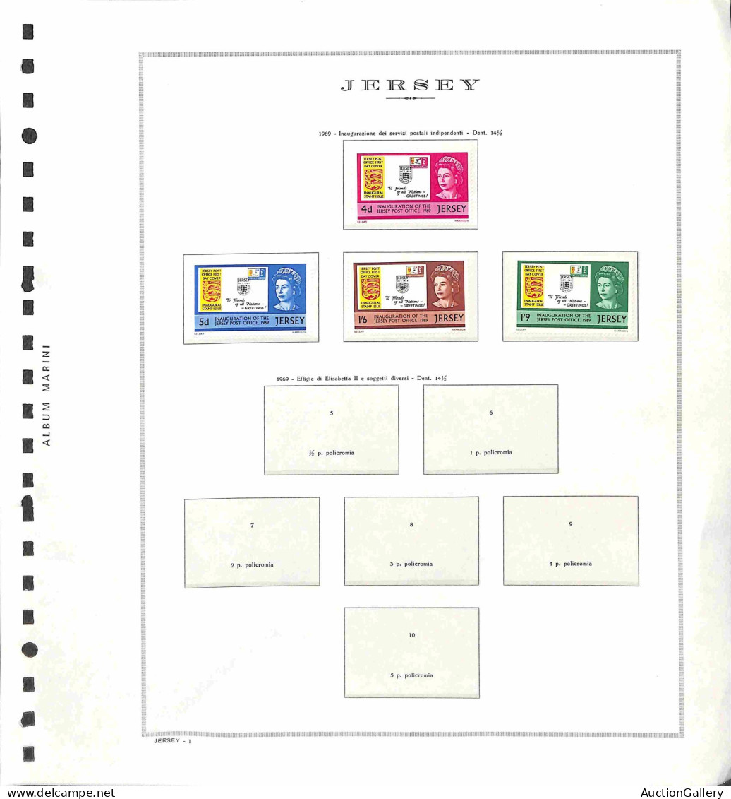 Lotti&Collezioni - Europa&Oltremare - GB - JERSEY - 1969/1988 - Collezione Di Valori Serie Complete E Foglietti Del Peri - Andere & Zonder Classificatie