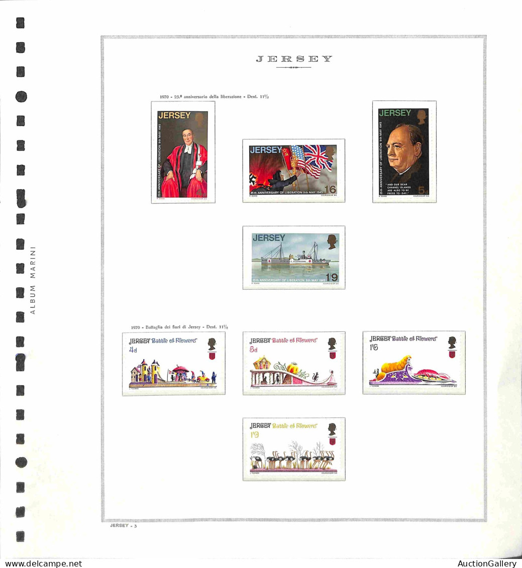 Lotti&Collezioni - Europa&Oltremare - GB - JERSEY - 1969/1988 - Collezione Di Valori Serie Complete E Foglietti Del Peri - Altri & Non Classificati