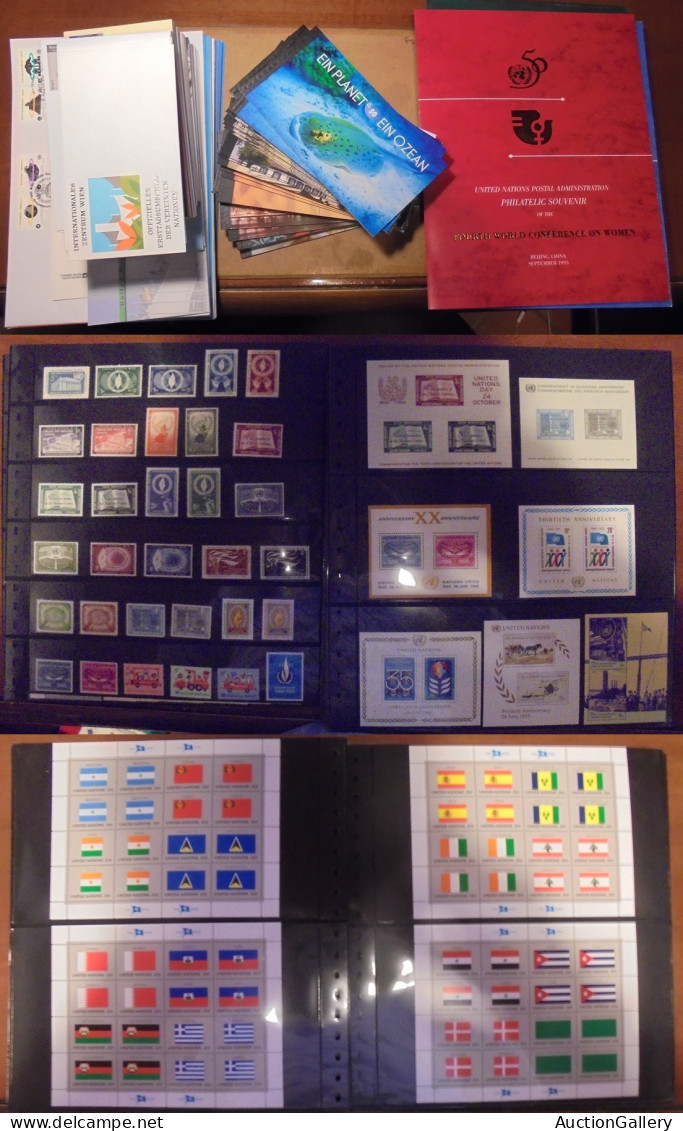 Lotti&Collezioni - Europa&Oltremare - ONU - 1951/2010 - Collezione Di Valori Serie Complete Foglietti Minifogli Fogli FD - Andere & Zonder Classificatie