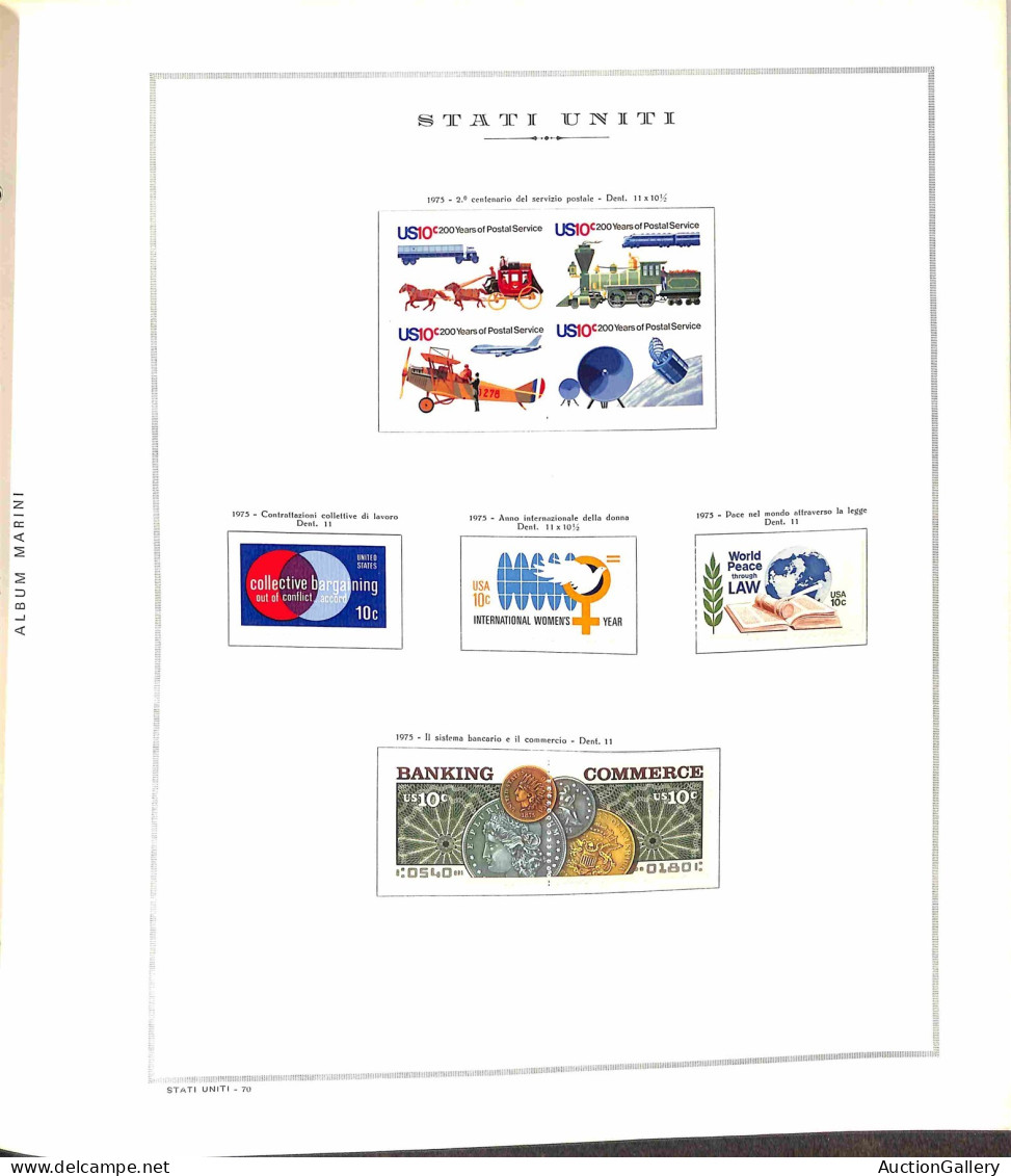Lotti&Collezioni - Europa&Oltremare - STATI UNITI D'AMERICA - 1948/1983 - Collezione Di Valori E Serie Complete Del Peri - Other & Unclassified