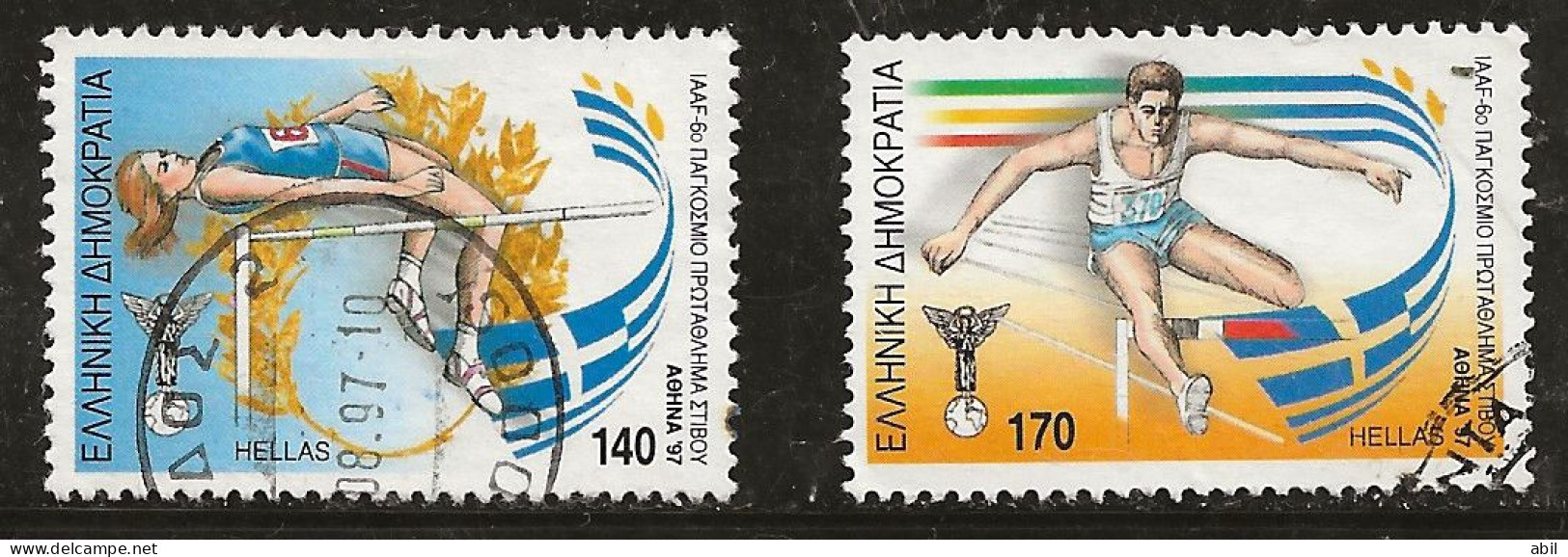 Grèce 1997 N°Y.T. : 1934 Et 1935 Obl. - Used Stamps