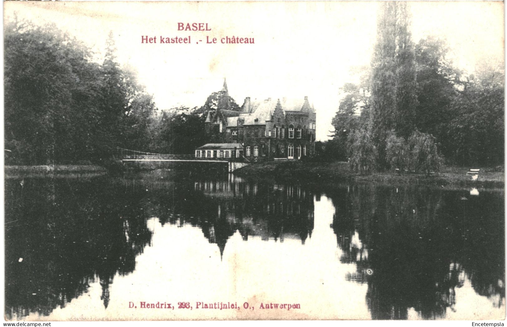 CPA  Carte Postale Belgique Bazel Le Château 1908 VM75416 - Kruibeke