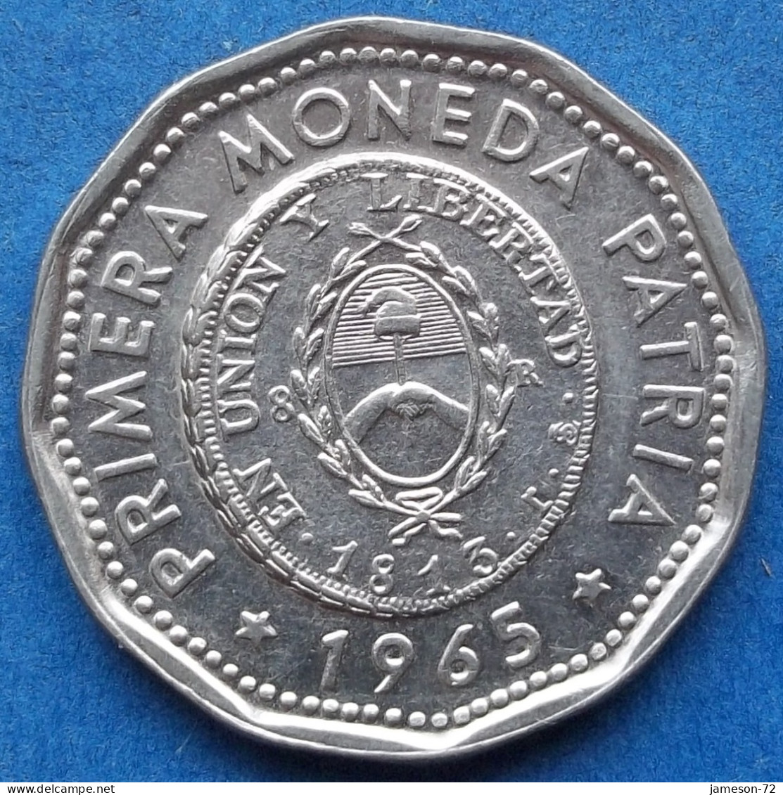 ARGENTINA - 25 Pesos 1965 KM# 61 Republic - Edelweiss Coins - Argentine