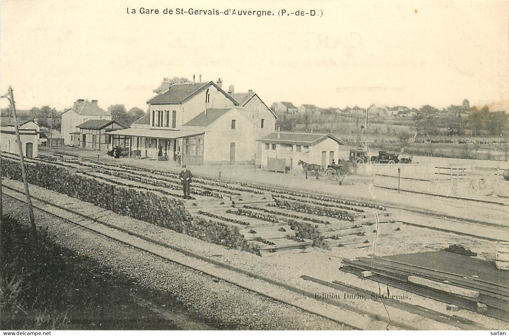63 , ST GERVAIS , La Gare , * 303 37 - Saint Gervais D'Auvergne