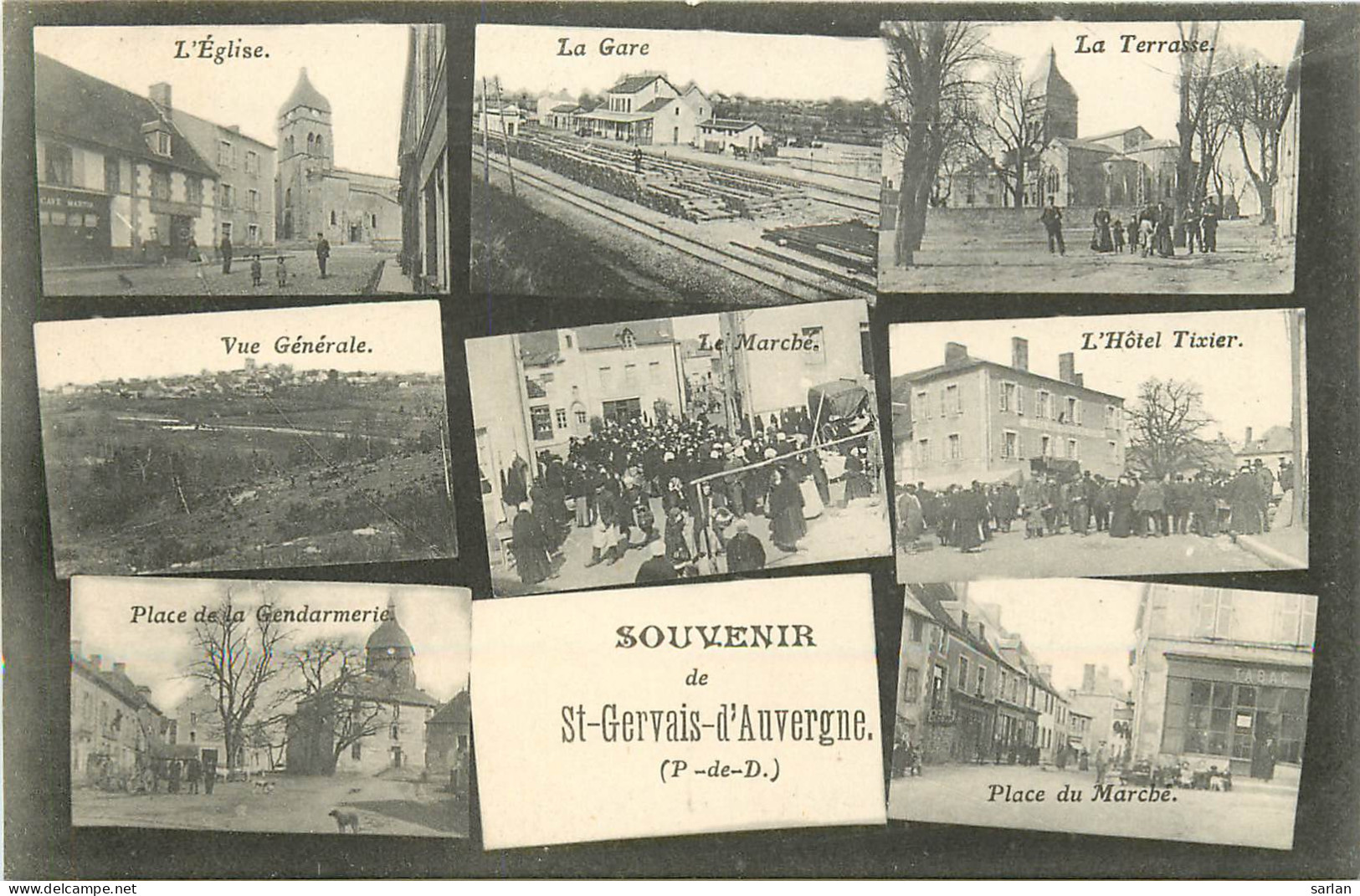 63 , ST GERVAIS , Collection Michel , Souvenir , * 303 38 - Saint Gervais D'Auvergne