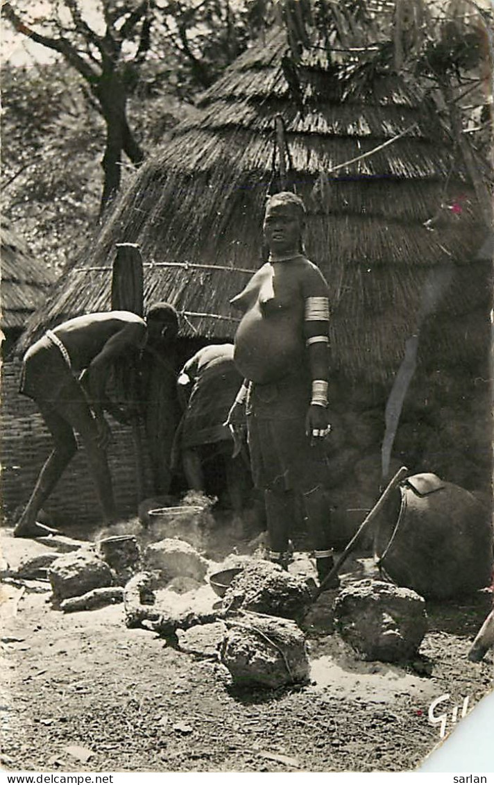 GUINEE , Village Bassari , Femme Seins Nus , * 308 27 - Guinée Française