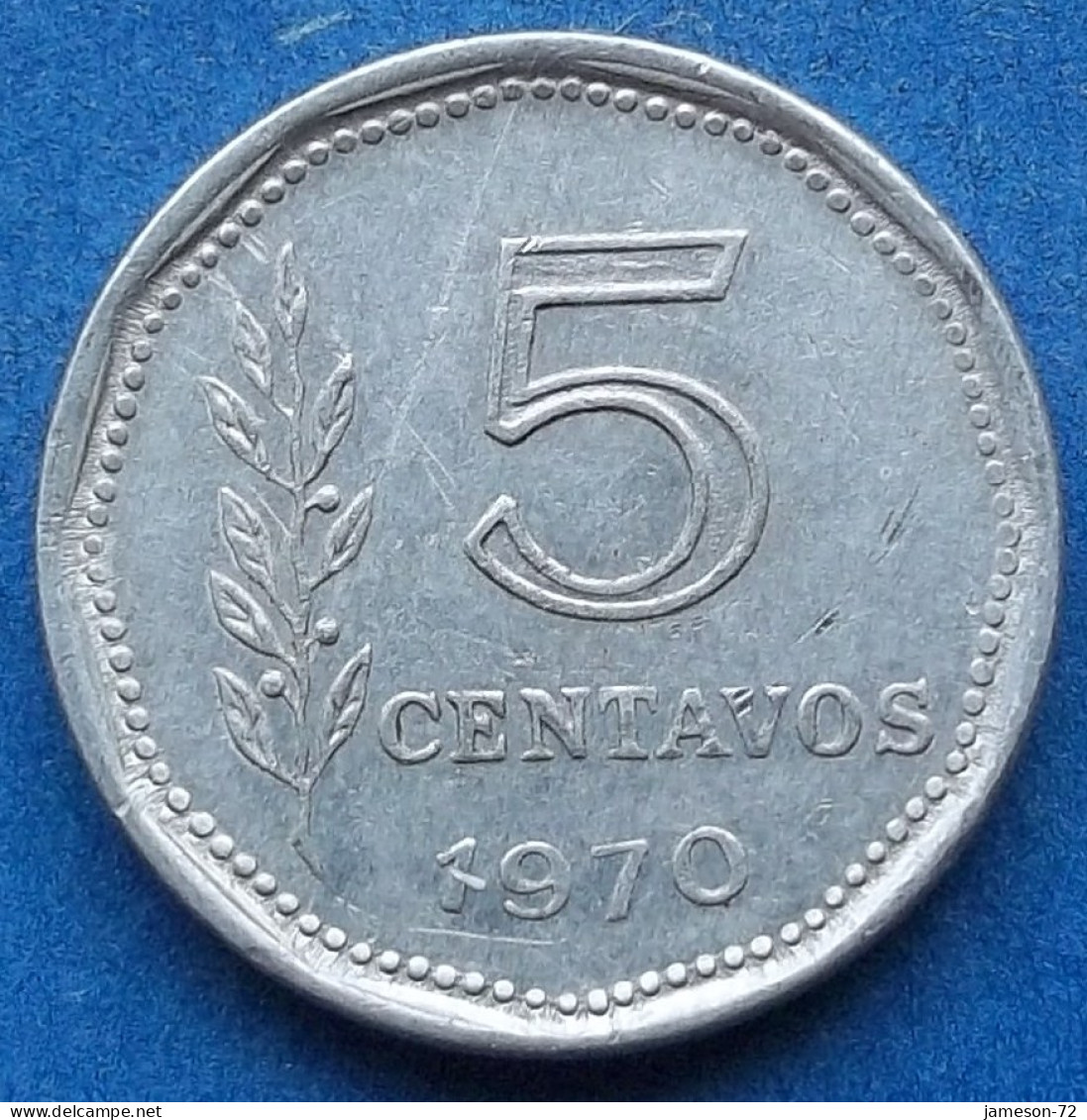 ARGENTINA - 5 Centavos 1970 KM# 65 Monetary Reform (1970-1983) - Edelweiss Coins - Argentine