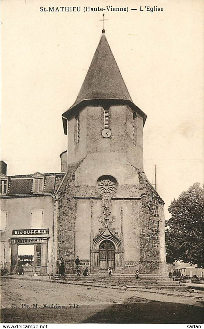 87 , ST MATHIEU , L'église , * 309 15 - Saint Mathieu