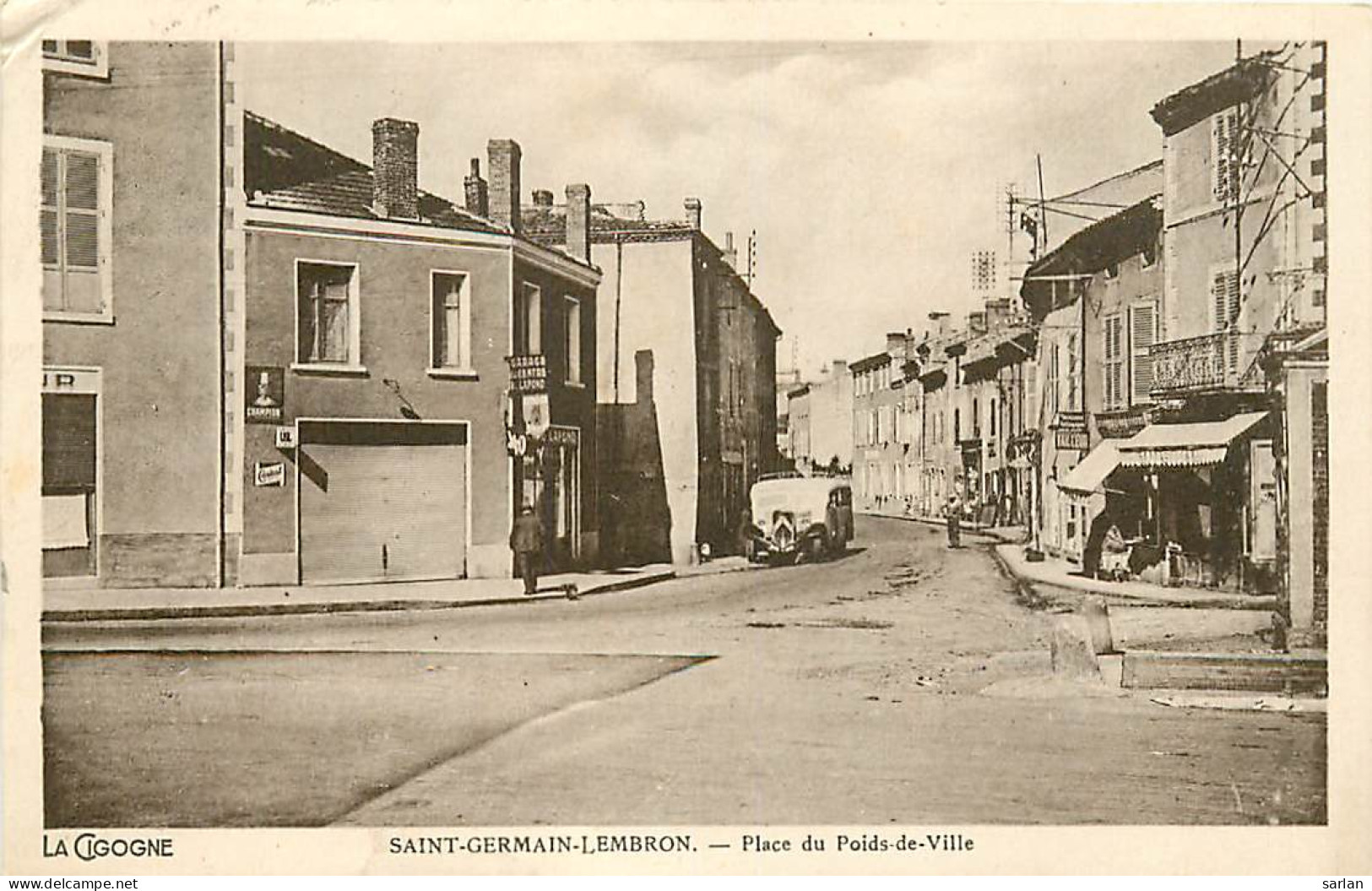 63 , SAINT GERMAIN LEMBRON , Place Du Poids De Ville , * 312 41 - Saint Germain Lembron