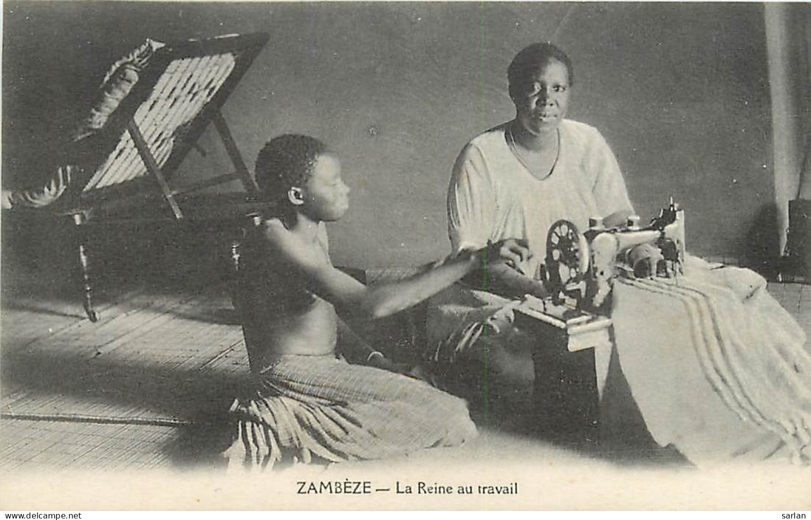 ZAMBEZE , La Reine Au Travail ( Machine A Coudre ) ,  * 312 83 - Zambie