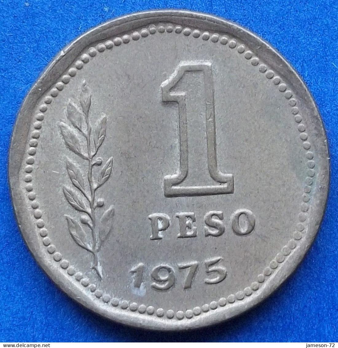 ARGENTINA - 1 Peso 1975 KM# 69 Monetary Reform (1970-1983) - Edelweiss Coins - Argentine