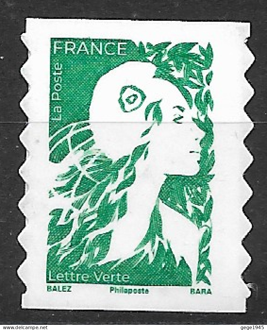 France 2023  Neuf **  Autoadhésif  N° 2358   -  Marianne  De L'Avenir    Lettre Verte - 2023-... Marianne De L’avenir