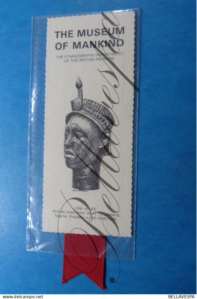 Museum  Mankind Yorubaland Nigeria Bronze Head Pub. Westair Surveys Solihull Bookmark Signet Bladwijzer - Sonstige