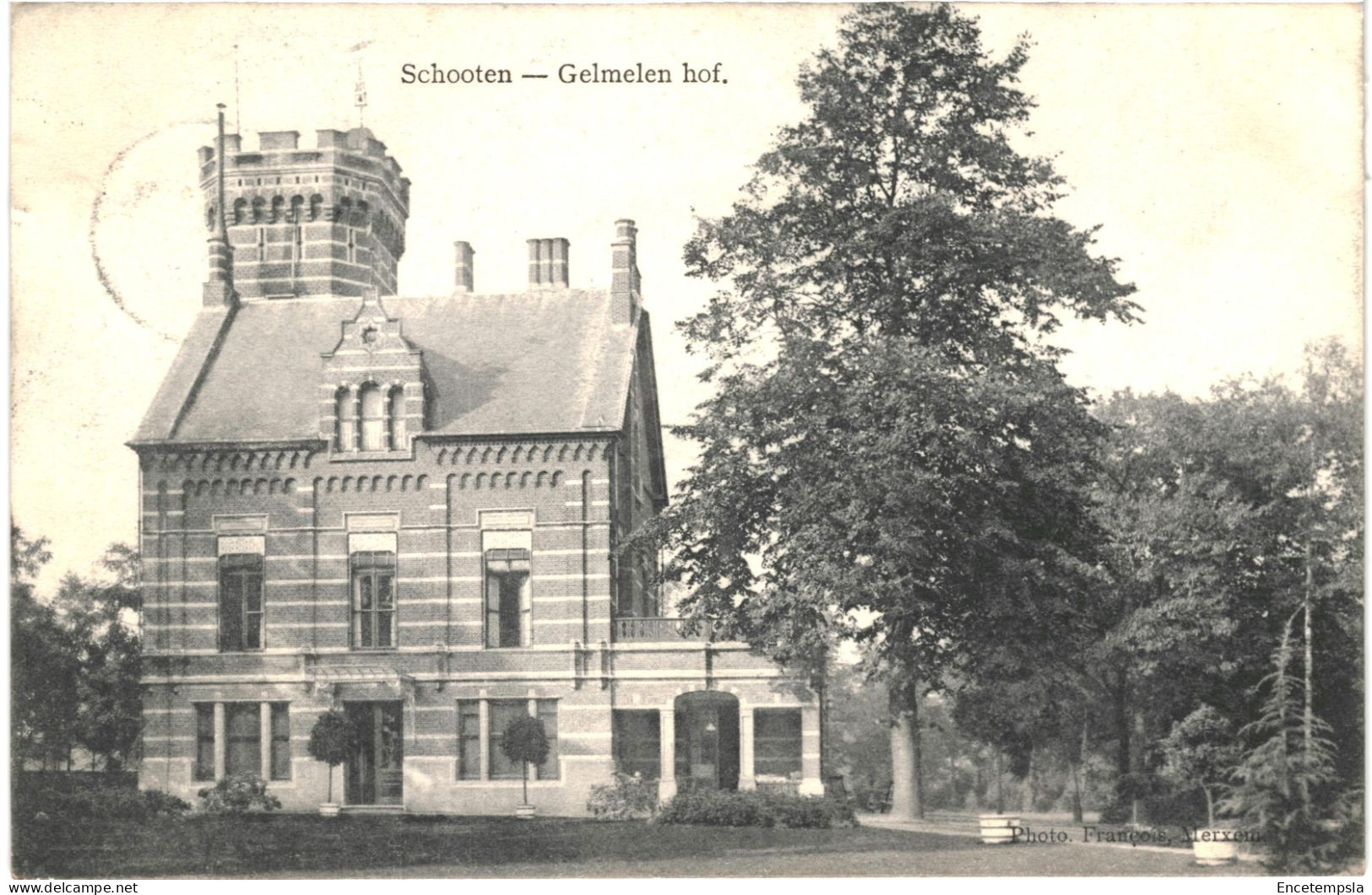 CPA  Carte Postale Belgique Schooten Gelmelen Hof 1909  VM75420ok - Schoten