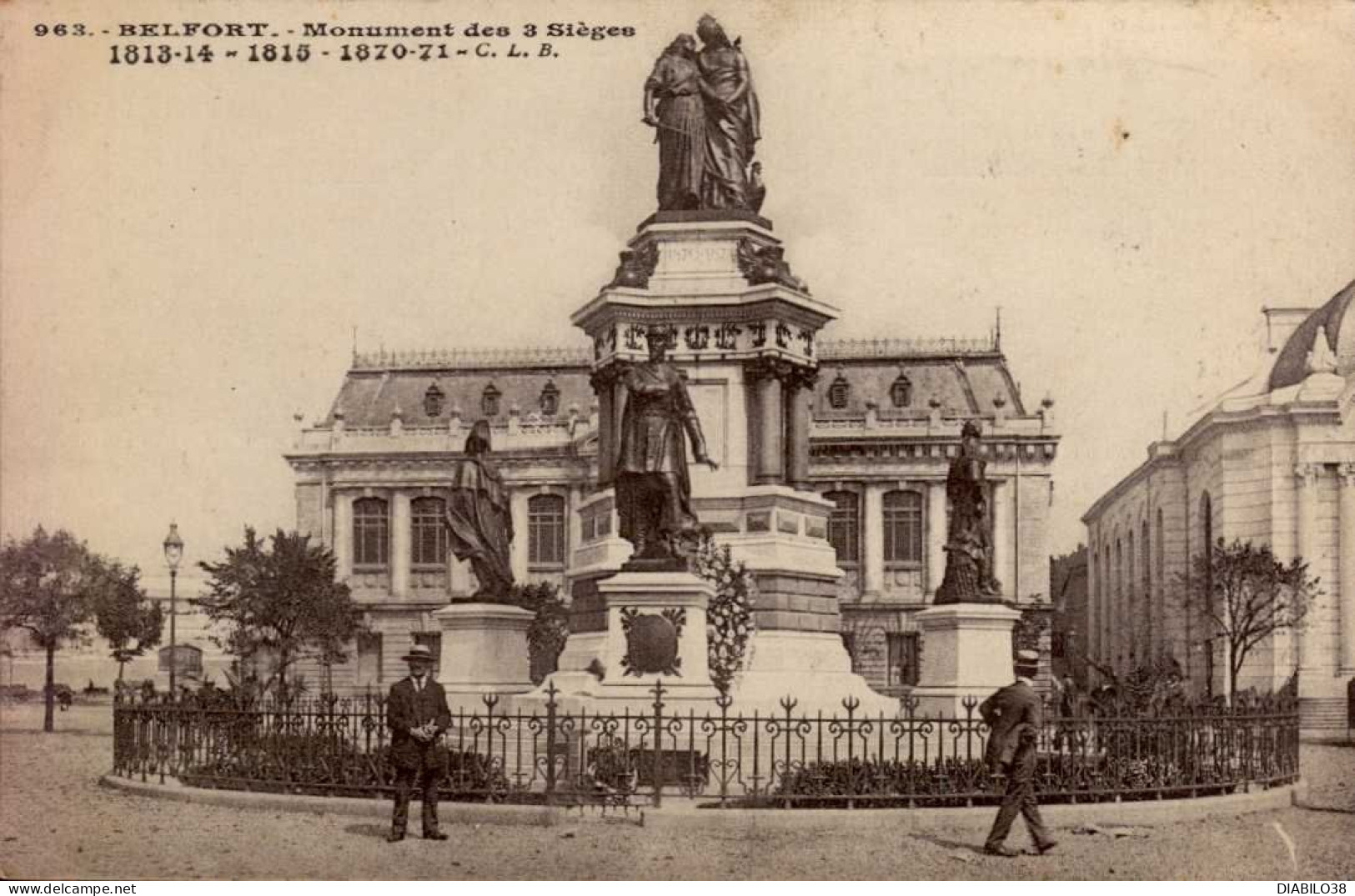 BELFORT     ( TERRITOIRE DE BELFORT )   MONUMENT DES TROIS SIEGES - Belfort – Siège De Belfort