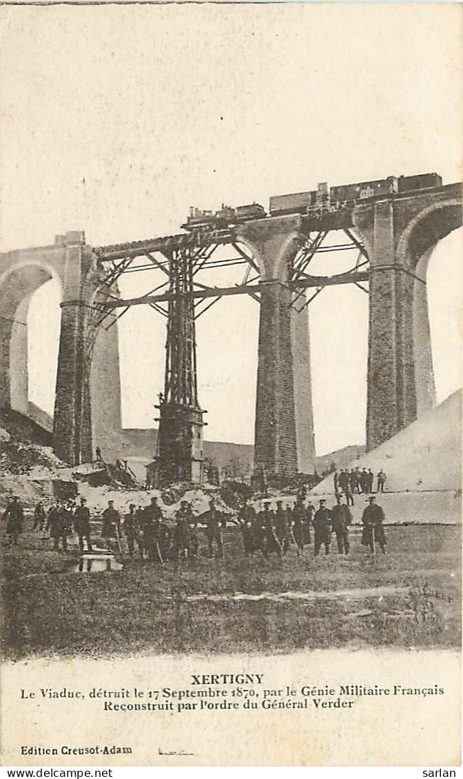 88 , XERTIGNY , Reconstruction Du Viaduc , * 320 97 - Xertigny