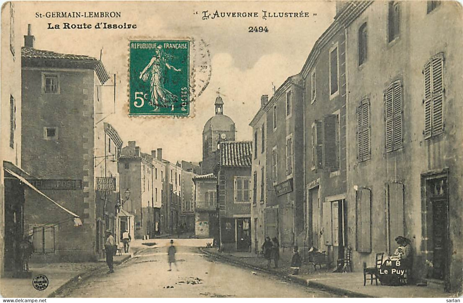 63 , ST GERMAIN LEMBRON , La Route D'Issoire , * 323 68 - Saint Germain Lembron