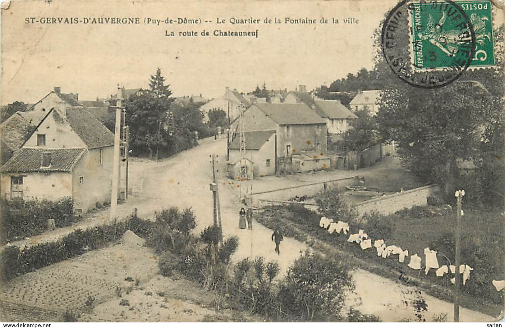 63 , ST GERVAIS , Quartier De La Fontaine , * 324 63 - Saint Gervais D'Auvergne