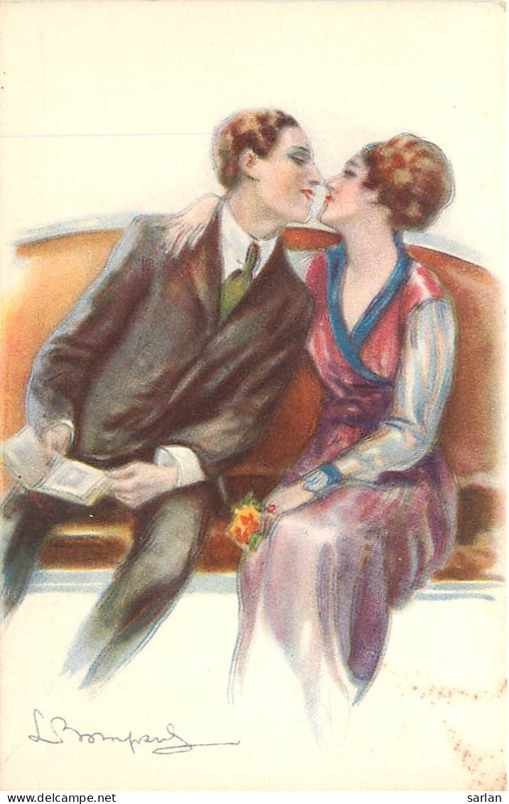 Illustration De BOMPARD , Couple , * 325 17 - Bompard, S.