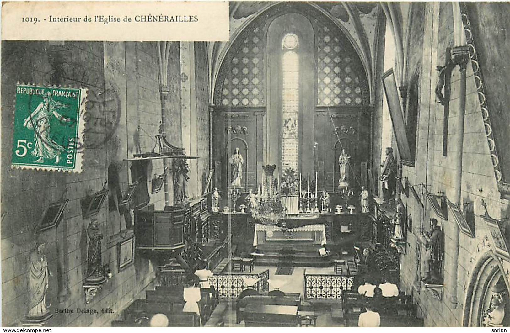 23 , CHENERAILLES , Interieur De L'église ,  * 330 21 - Chenerailles