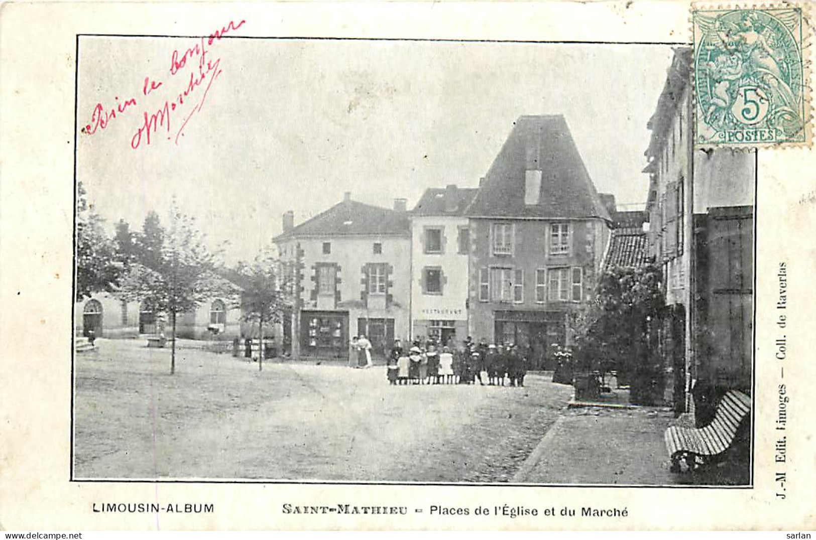 87 , SAINT MATHIEU , Place De L'église Et Du Marché , * 334 05 - Saint Mathieu