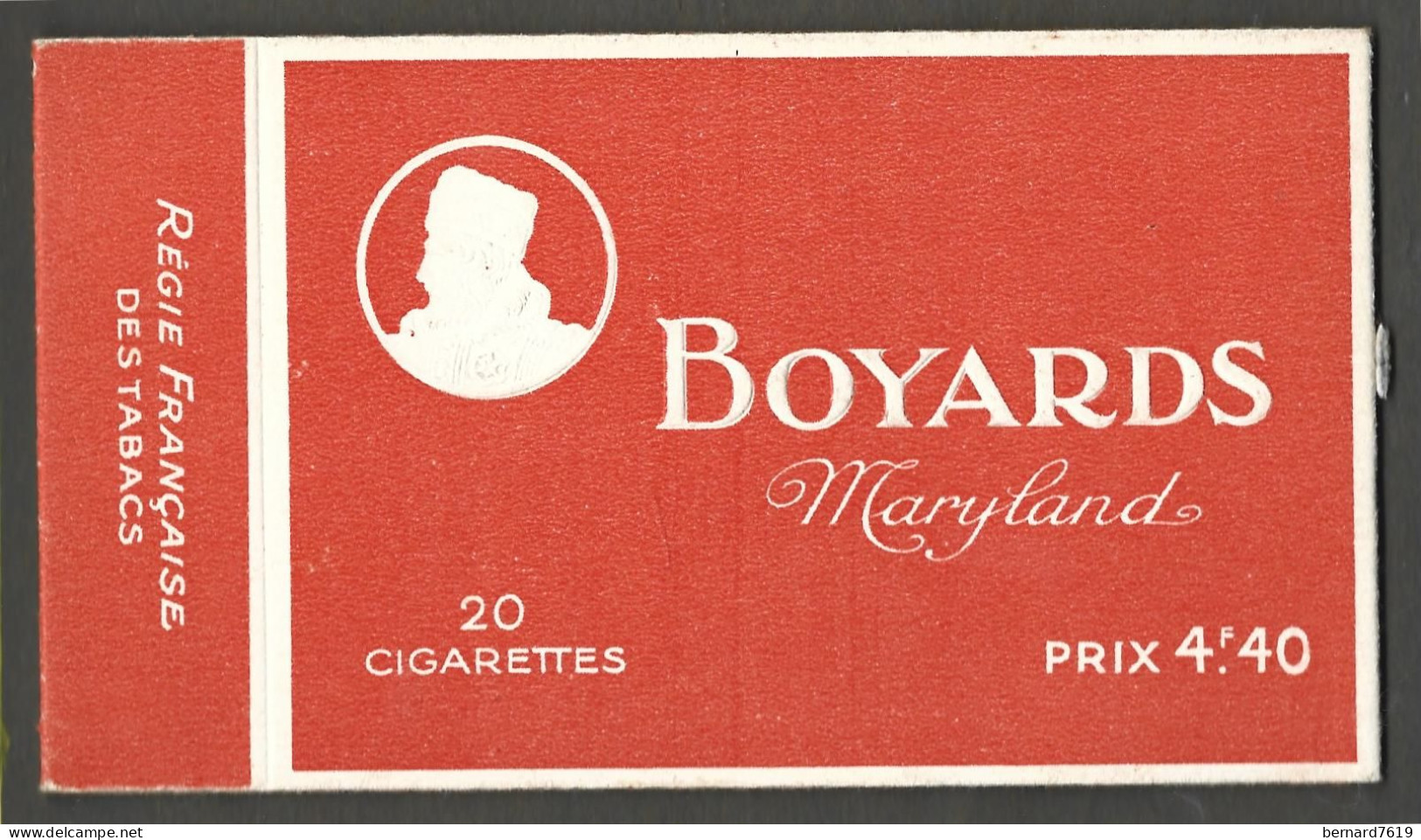 Publicite     Etui   Cigarettes Boyards Maryland - Estuches Para Cigarrillos (vacios)