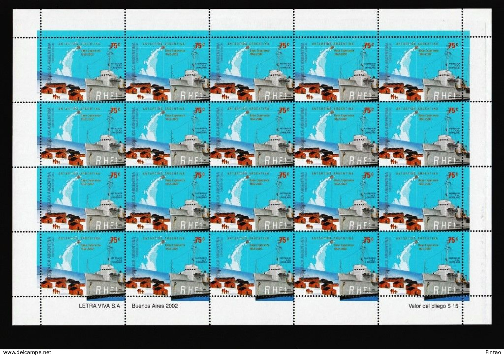 WW14215r- ARGENTINA 2005- MNH (ANTÁRTIDA - BARCOS)_ 2 Images / 2 Sheets - Midwinter