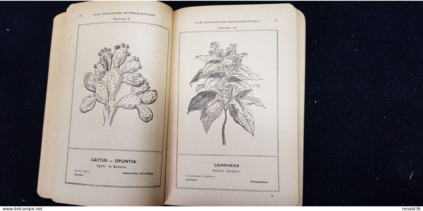 Livre 1945 FLORE ANTIPARASITAIRE PHYTOPHARMACEUTIQUE Lucien DANZEL Dr En Pharmacie - Sciences