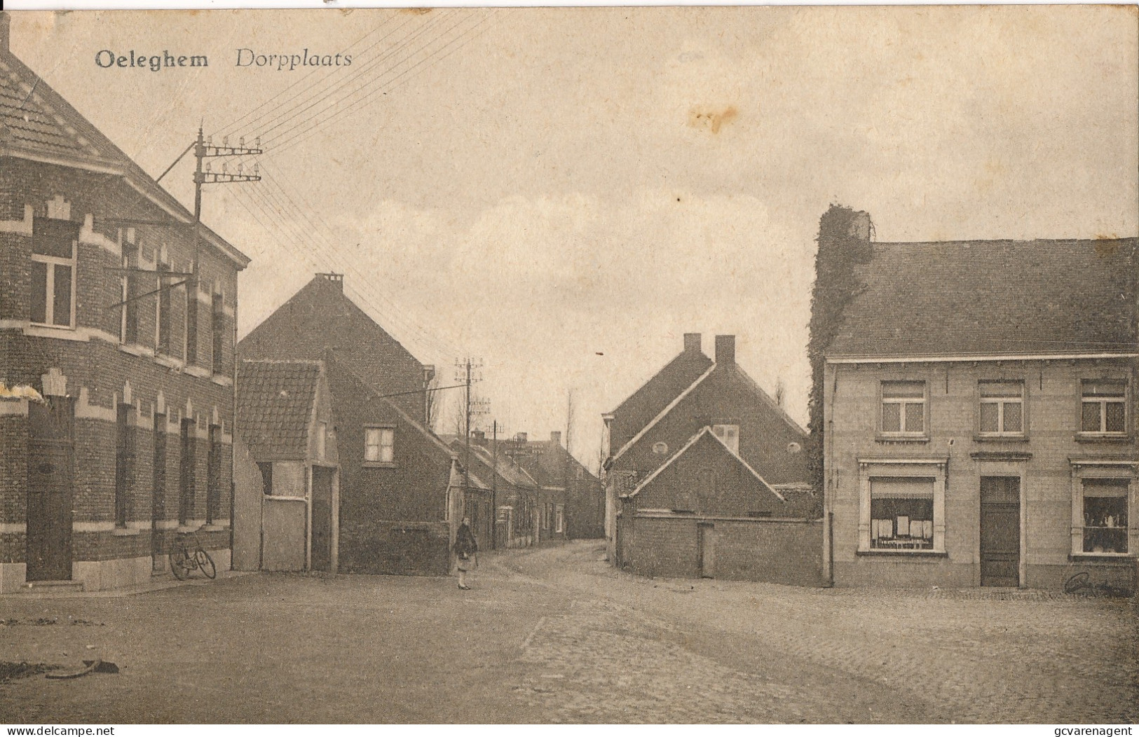 OELEGHEM  OELEGEM  DORPPLAATS        2 SCANS - Ranst