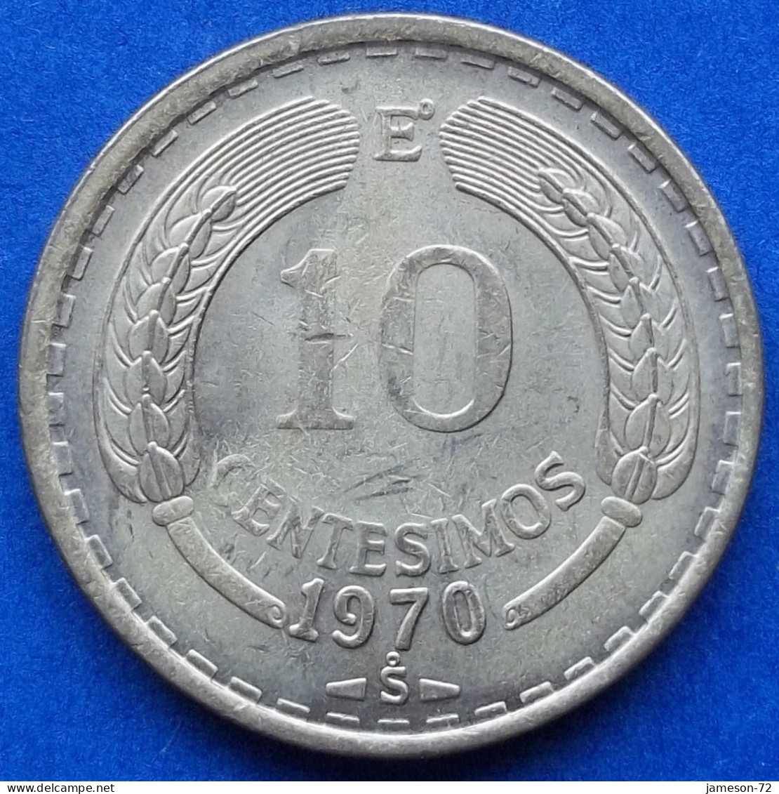 CHILE - 10 Centesimos 1970 KM# 191 Monetary Reform (1960-1975) - Edelweiss Coins - Chili