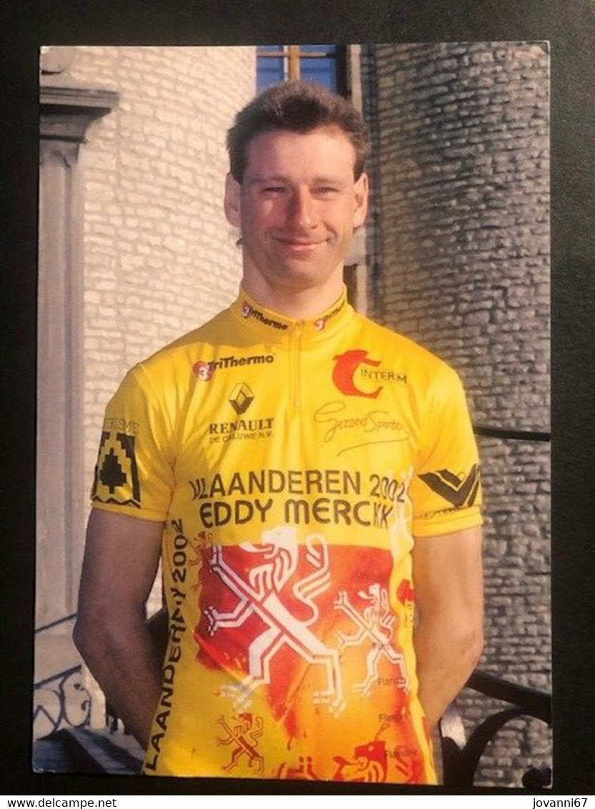 Marc Patry - Vlaanderen 2002 - 1995 -  Carte / Card - Cyclists - Cyclisme - Ciclismo -wielrennen - Cyclisme