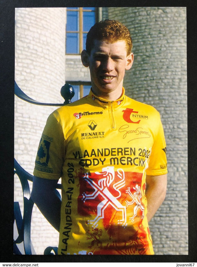 Peter Roes - Vlaanderen 2002 - 1995 - Carte / Card - Cyclists - Cyclisme - Ciclismo -wielrennen - Cyclisme