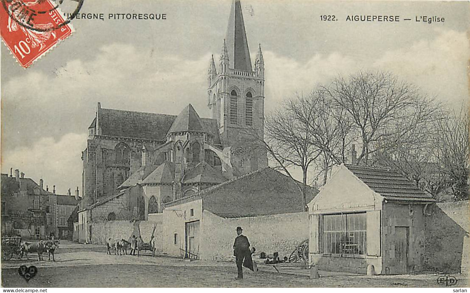 63 , AIGUEPERSE , L'église , CF * 337 91 - Aigueperse