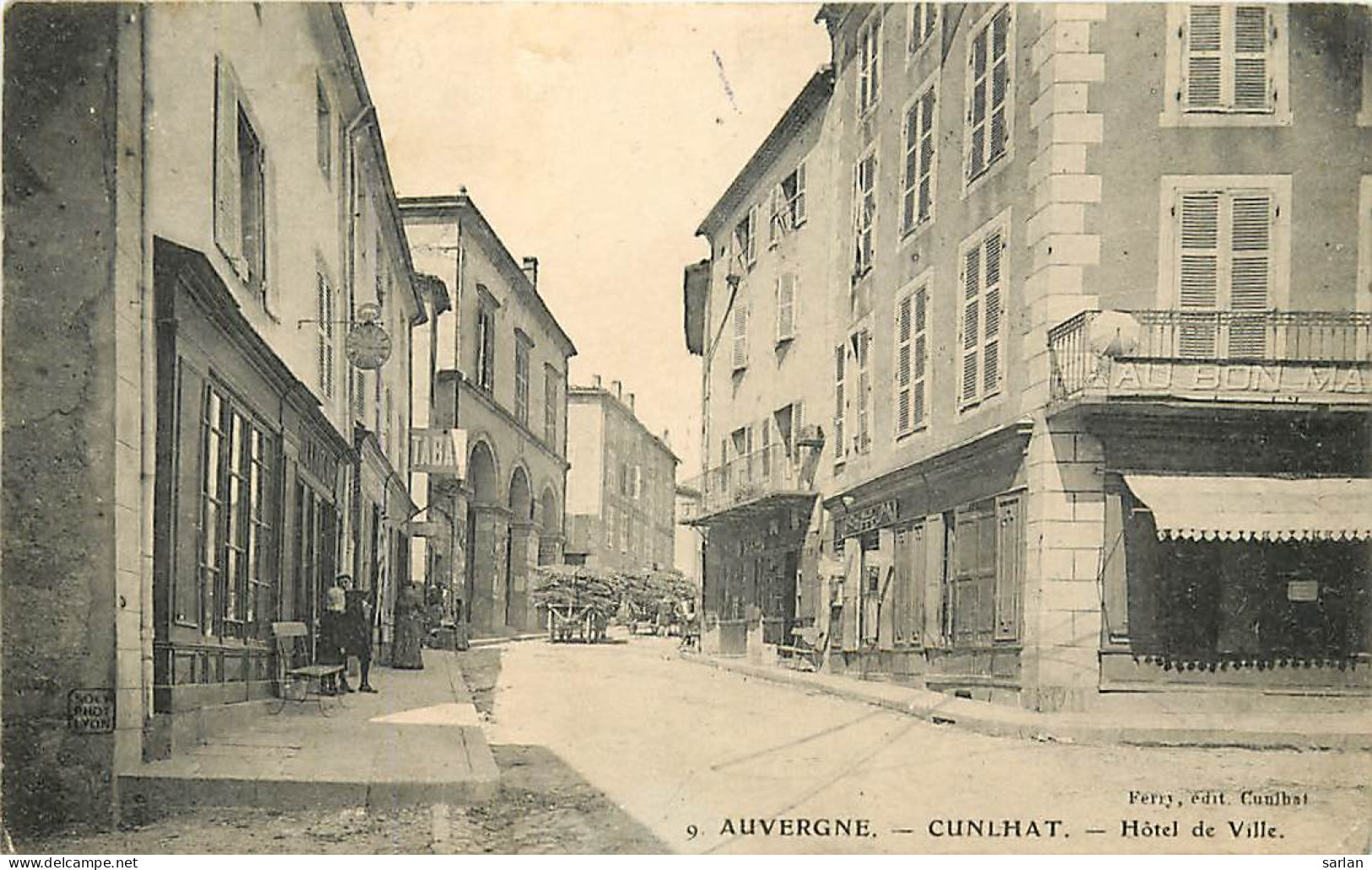 63 , CUNLHAT , Hotel De Ville , CF * 340 46 - Cunlhat