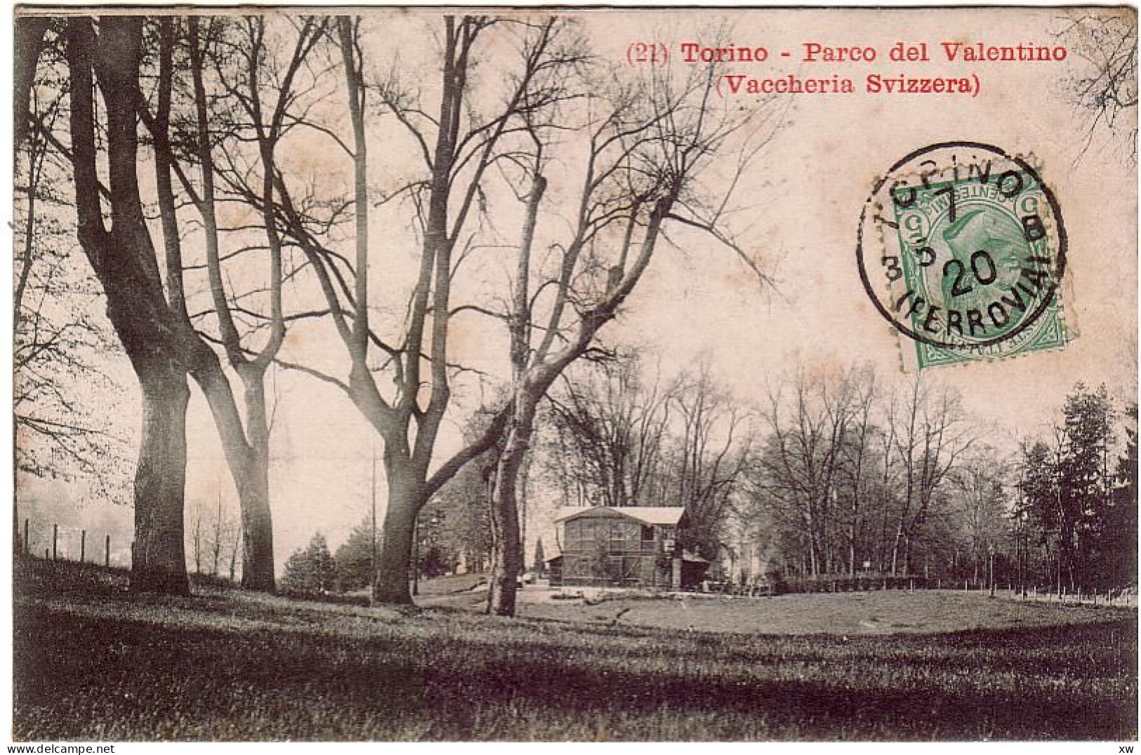 ITALIE - PIEMONTE - TORINO - Parco Del Valentino.(Vaccheria Svizzera) - D 1950 - Parks & Gardens
