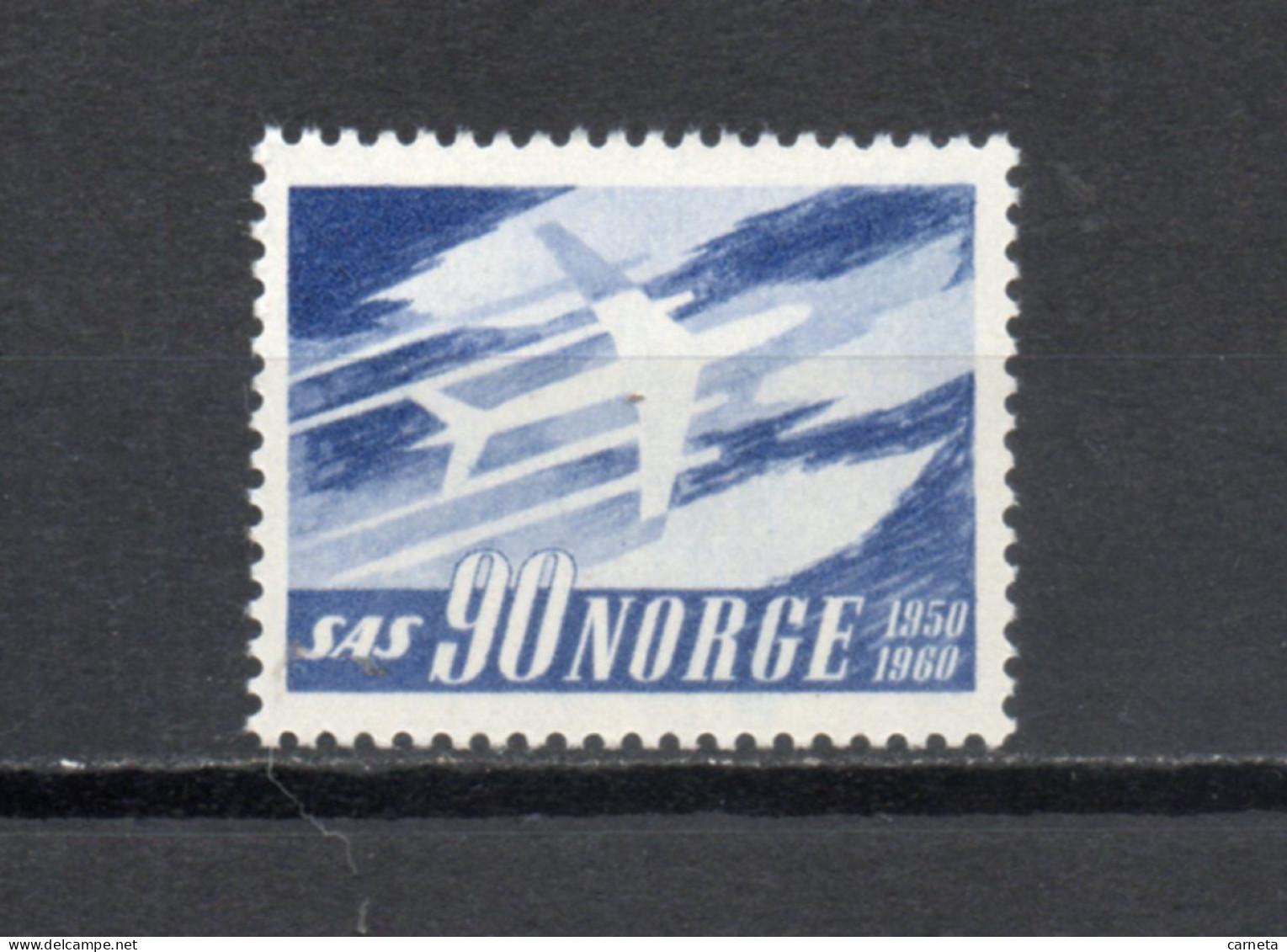 NORVEGE   N° 408   NEUF SANS CHARNIERE   COTE  1.25€    AVION - Nuevos