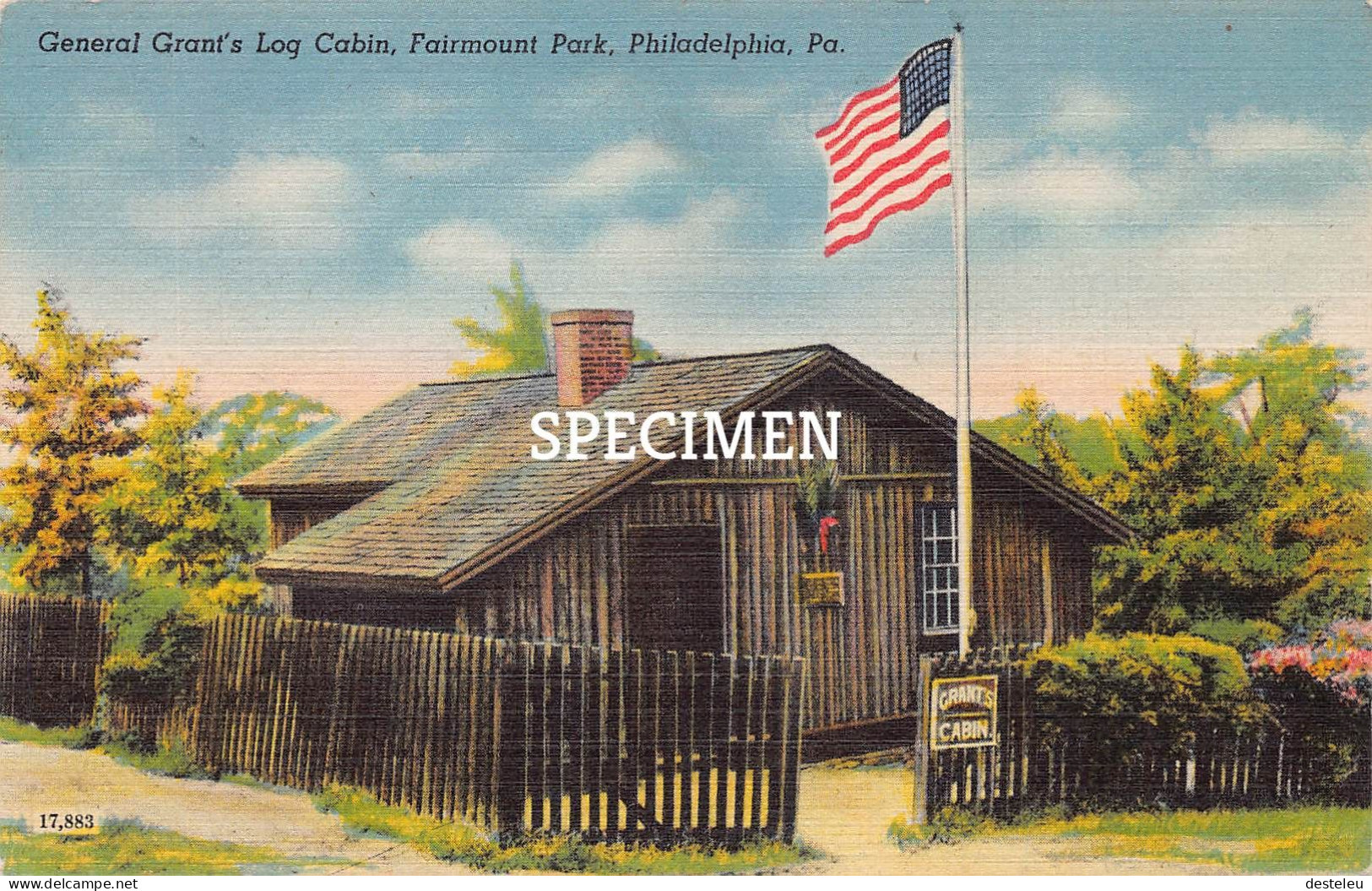 General Grant's Log Cabin - Fairmount Park - Philadelphia - Philadelphia