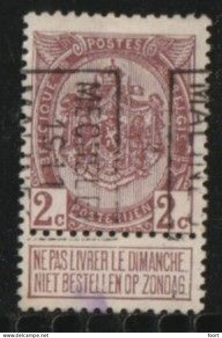 Malines Mechelen  1911  Nr.  1718B - Rolstempels 1910-19