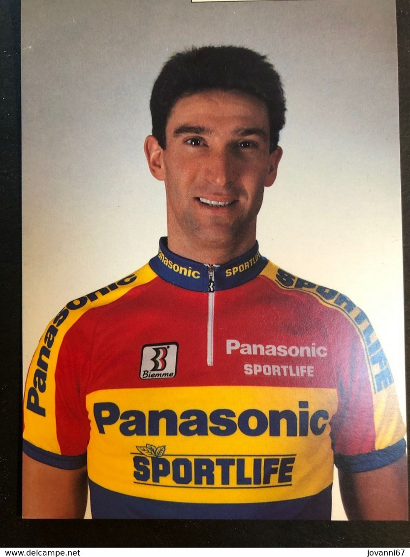 Guy Nulens - Panasonic - 1990 - Carte / Card - Cyclists - Cyclisme - Ciclismo -wielrennen - Cyclisme