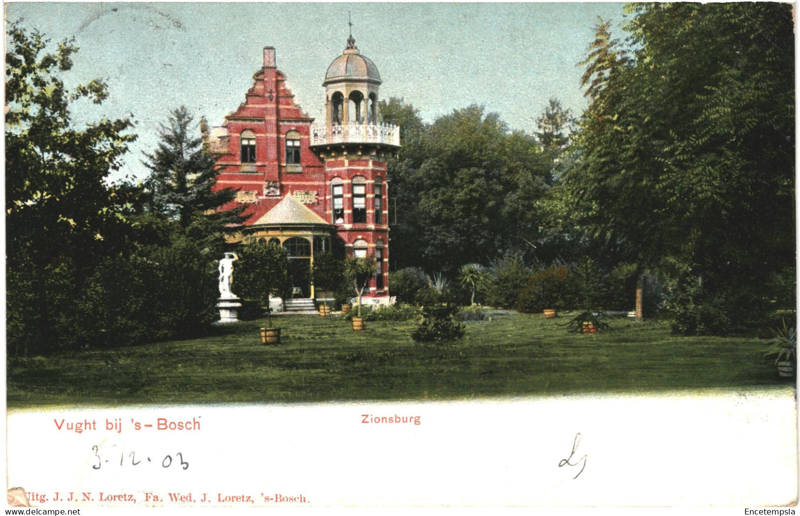 CPA  Carte Postale Pays Bas Vught Bij 's Bosch Zionsburg 1903  VM75434ok - Vught