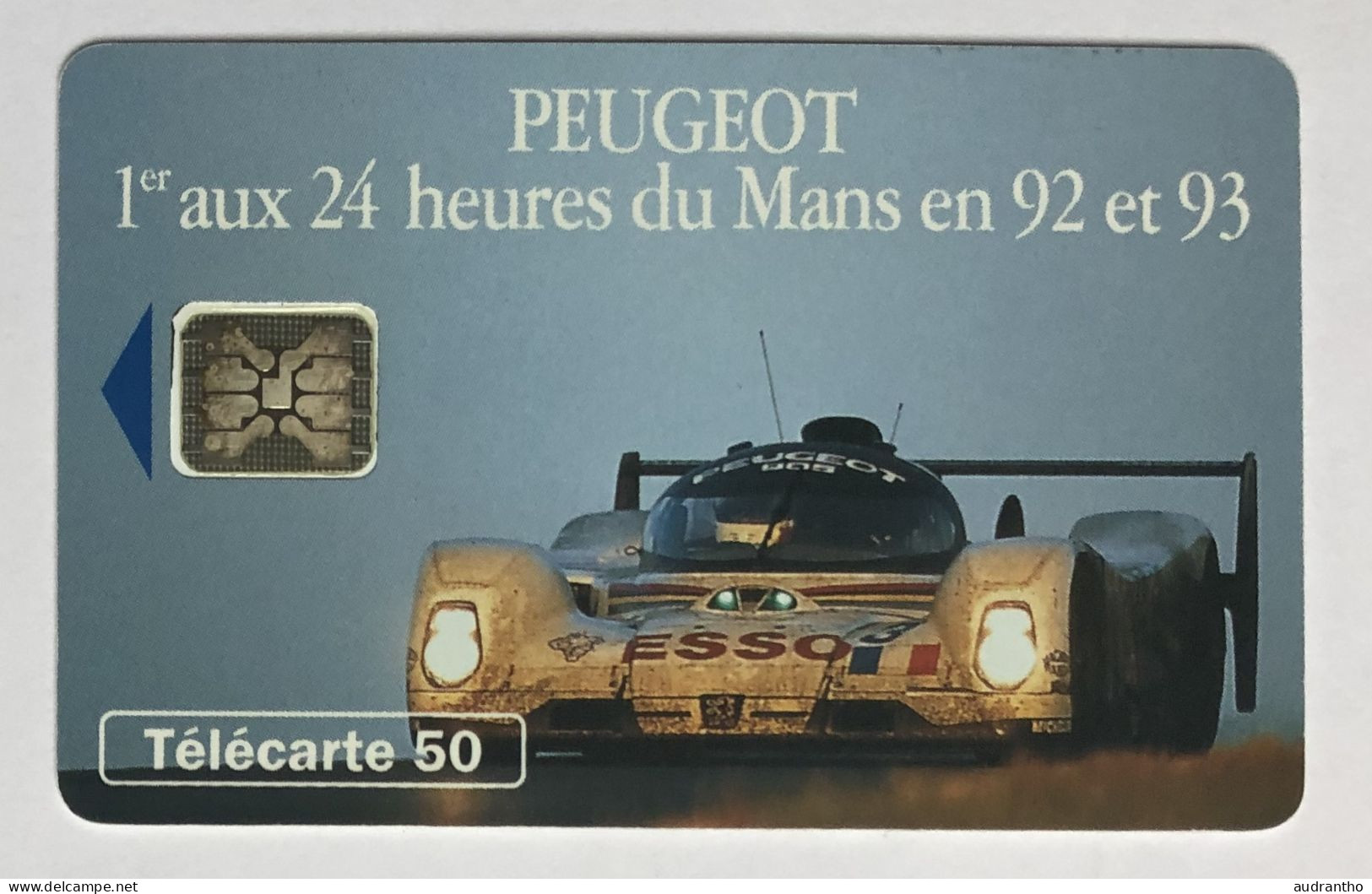 Télécarte Voiture PEUGEOT 905 - 24 Heures Du Mans 1992 - Cars