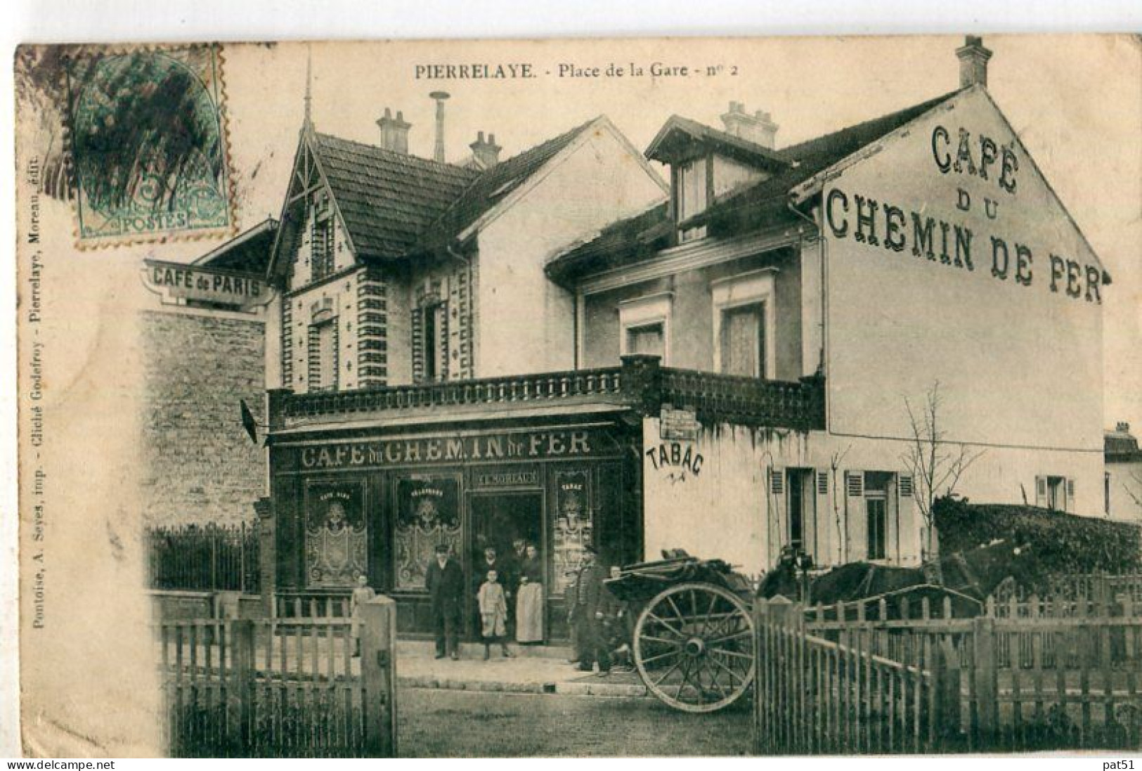 95 - Pierrelaye : Place De La Gare - Pierrelaye