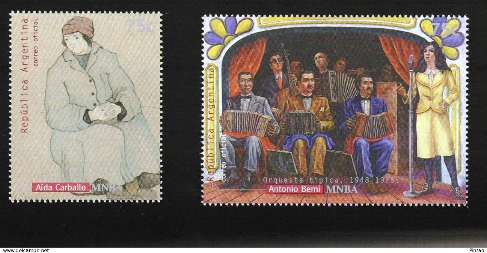 WW14216s- ARGENTINA 1999- MNH (ARTE - PINTURA) - Unused Stamps