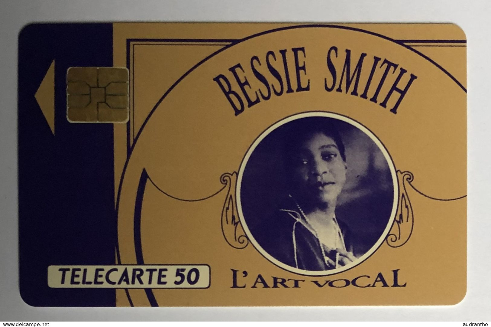 Télécarte Chanteuse De Blues - Bessie Smith - L'art Vocal - Musique