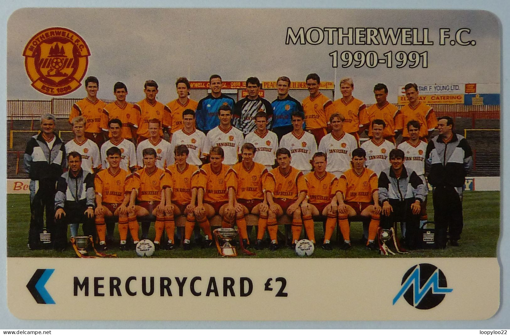 UK - Mercurycard - Motherwell Football Club - £2 - Specimen Without Control - [ 4] Mercury Communications & Paytelco